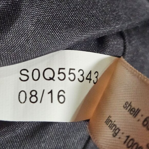 The Limited Womens Plaid Pencil Skirt Size 2 Red & Gray Polyester Blend - Picture 4 of 14